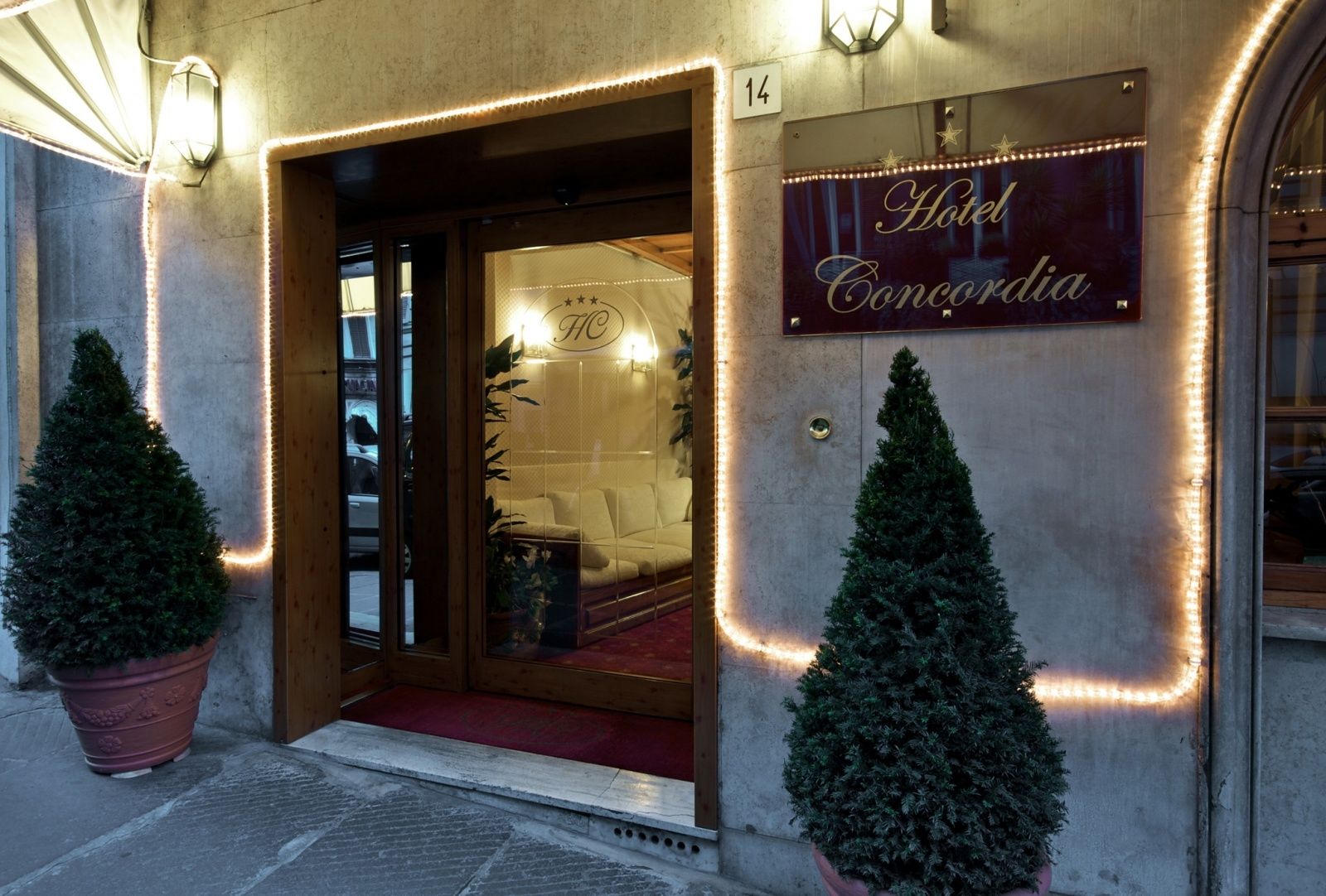 Hotel Concordia Rom Exterior foto
